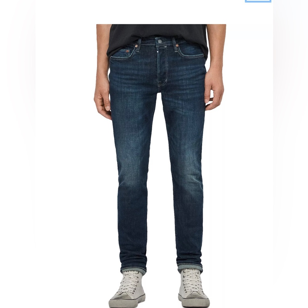 All Saints Rex Skinny Fit Men’s Jeans Indigo Sz 28